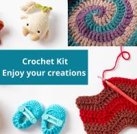 SusggO 73 Piezas Juego de Ganchillo Completo con accesorios para Principiantes, Crochet Amigurumi – Kit con Ovillos Hilos Accesorios y Bolsa Transporte - DIY para iniciacion - details 5