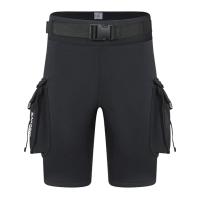 Shorts De Neopreno 3mm Para Buceo Shorts De Buceo Tech Unisex Con Cremallera D Y Agujero De Fuga Para Equipo De Buceo Accesorios De Surf Shorts De Cargo Para Hombres Y Mujeres - details 4