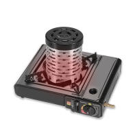 Mini Estufa Portátil Para Exterior Acero Inoxidable Cubierta De Calentamiento Portátil Para Camping Accesorios De Horno De Gas - details 4