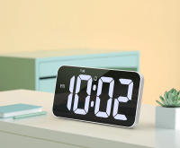 Digital wall clock, large display, automatic dimming, small and silent, suitable for living room, bedroom, kitchen - details 5