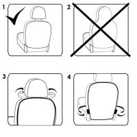 Protector De Asiento De Coche Para Niños Cubierta Antigolpes De PVC Para Mantener Limpia La Concha Del Asiento Accesorios Para Coche - details 5