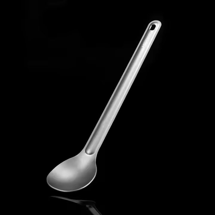 Juego De Cubiertos De Titanio Para Camping Y Exterior Lanzante Reutilizable Y Ligero Incluye Cuchillo Fork Y Cuchara - 1