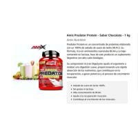 Proteína Predator de AMIX Nutrition Sabor Chocolate 1kg + Barrita Proteica Gratis para Crecimiento Muscular - details 1