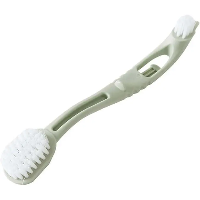Verde Cepillo de Limpieza Multifuncional de Doble Punta para Zapatos - 1