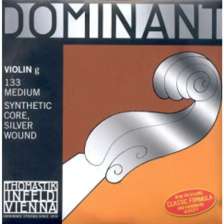 CUERDA VIOLIN-Thomastik (Dominant 133) (Nylon/Plata) 4ª (Sol) Medium Violin 4/4 - 1