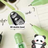 Fubao Panda Bolígrafo Gel De Bolsillo Adorable Con Mecanismo De Presión Neutral Punta 0.5mm Material Plástico Para Oficina Y Escuela - details 2