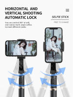 Roreta 2023 Gimbal Estabilizador De Selfie Plegable Con Trípode Inalámbrico Y Botón De Bluetooth Para IOS Android Monopod De Aluminio - details 5