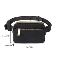 Bolsa De Cintura Para Mujer Moda Con Correa Ajustable Y Estuche Para Pecho De Nylon Unisex Para Viajes Y Ocio Al Aire Libre - details 0