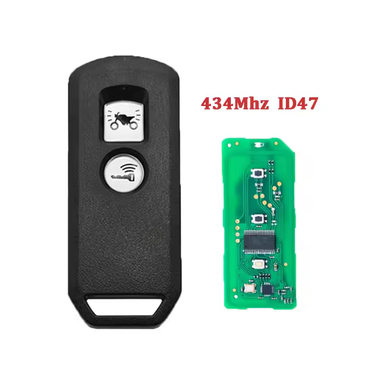 Llave De Control Remoto Para Motocicleta Honda K01 K77 K96 K97 K35V3 ADV SH 150 Forza 300 PCX150 2017-2019 433 MHz ID47 Chip Alta Calidad Durabilidad Colorante - 1
