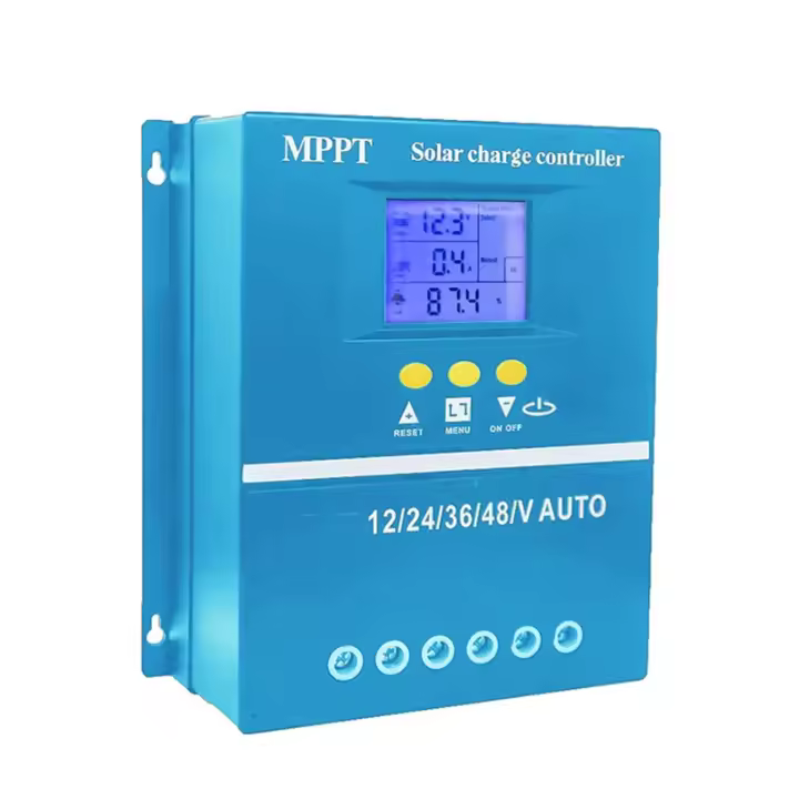 Controlador De Carga Solar MPPT 60A 80A 100A Automático Para Batería De Plomo-Acido Y Litio 12V 24V 36V 48V Regulador De PV Con Pantalla LCD - 1