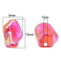 5Pcs Perlas De ABS De Alto Brillo Estilo Barroco Forma Irregular Cuentas Sueltas Para Manualidades Y Creación De Collares DIY - details 3