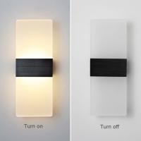 Lámpara De Pared LED De Acrílico Moderna Para Sala De Estar Hotel Dormitorio Pasillo Escalera Entrada Luces De Ambiente Luxurioso Lámpara De Noche - details 2
