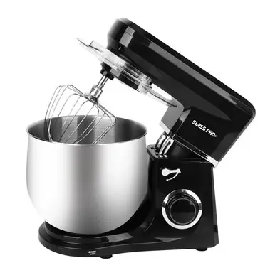 Swiss Pro+ Batidora Amasadora 10Litros 2200W en 6 Niveles, 5 Funciones, Movimiento Planetario Bol de Acero de 10 Litros y Accesorios para Batir y Amasar - 1