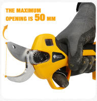 Tijeras Eléctricas De Podar Sin Cable 50mm Para Árboles De Fruta Bonsái Y Jardín Corte De Ramas Compatible Con Batería Dewalt 20V - details 5