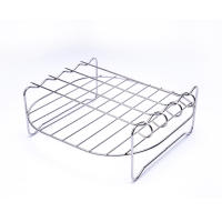 Rack De Doble Capa Para Air Fryer Accesorios Multifuncionales Para Fritera Marca NoEnName_Null Origen Mainland China Tipo Herramientas - details 5
