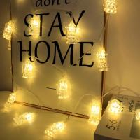 Lámpara De LED Para Ramadan 1pc Transparente Con Botella De Aceite Decoración De Fiesta De Eid Al-Fitr En Exteriores Y Hogar Luz De Cadena Para Celebraciones Islámicas - details 2