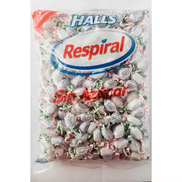 Respiral Caramelos Duros Sin Azúcar Mentol y Eucalipto 1 kg - 1