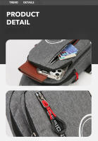 Bolso de pecho multifuncional para hombre, bolsa cruzada de viaje para deportes al aire libre, bolso de hombro impermeable y resistente al desgaste, nuevo - details 5