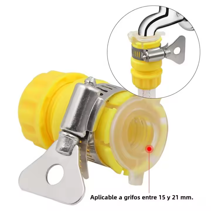 Conector De Tubo De Agua ABS PVC Multifuncional Conector De Grifo Universal Adaptador De Camión Para Jardín - 1