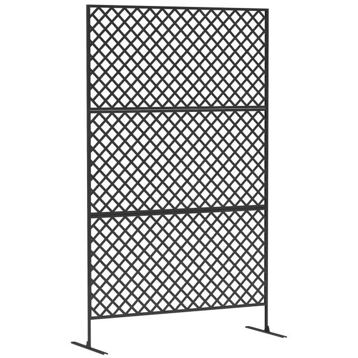 Juego de 3 separadores de ambientes 122x198 cm Mampara de rejilla frithing, Juego de 3 separadores de ambientes de Maple, Separador de ambientes exterior - 1