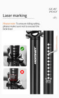 HOMHIN Poste De Silla De Bicicleta De Aluminio Aleación 25.4 27.2 31.6mm MTB Montaña Carretera 300/350 Piezas Para Tubo De Silla - details 7
