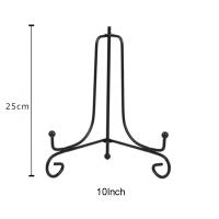 Soporte De Hierro Negro Para Manualidades DIY Soporte Para Libros Pedestal Para Fotos Estante De Exhibición Easel Soporte Para Cuadros Y Platos - details 16