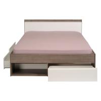 Miroytengo Cama de Matrimonio Much Nogal Y Blanco 135/140x190/200 CM - details 2