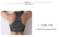 Deportiva Para Mujer Sujetador De Yoga Top De Chaleco Alta Protección Antigolpes Secado Rápido Gimnasio Correr Fitness Ropa Deportiva Sin Costuras - details 1
