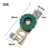 Interruptor De Isolador De Terminales De Batería Automóvil Con Desconexión Rápida Cable De Conector De Hilo Adecuado Para Terminal Negativa Estándar - details 9