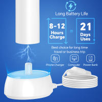 Cepillo De Dientes Eléctrico Con Carga Inalámbrica Y Rotación Recargable Compatible Con Cabezas De Repuesto Oral B Para Limpieza Profunda Y Cuidado Oral - details 1