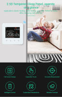 Termostato Inteligente Tuya Para El Hogar Control Remoto De Temperatura Para Suelo Calentado Eléctrico Y Calefacción De Gas Con Google Alexa - details 2