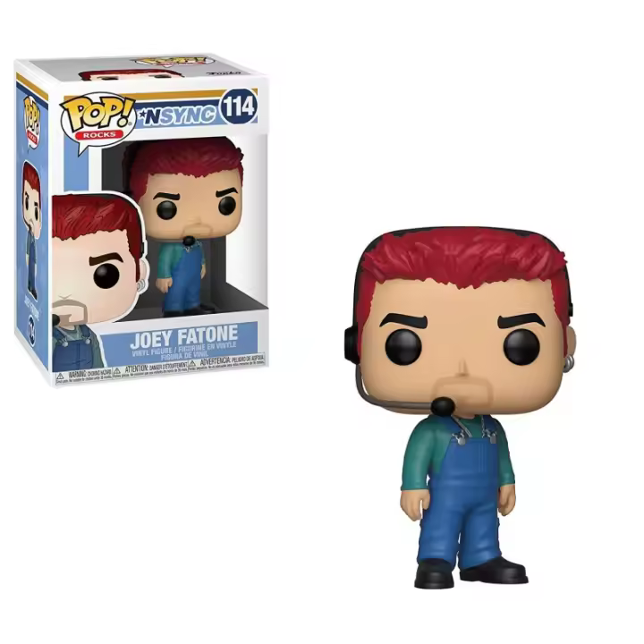 FUNKO POP - Rocks - NSYNC -  Joey Fatone - Coleccionable - Idea de Regalo - Producto oficial - Edad recomendada mayores de ‎3 años - 1