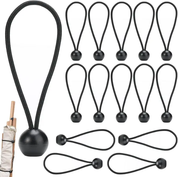 15 Piezas Tensores Elástico para Lonas y Correa de Piscina, Tensores para Lona de Piscina - 1