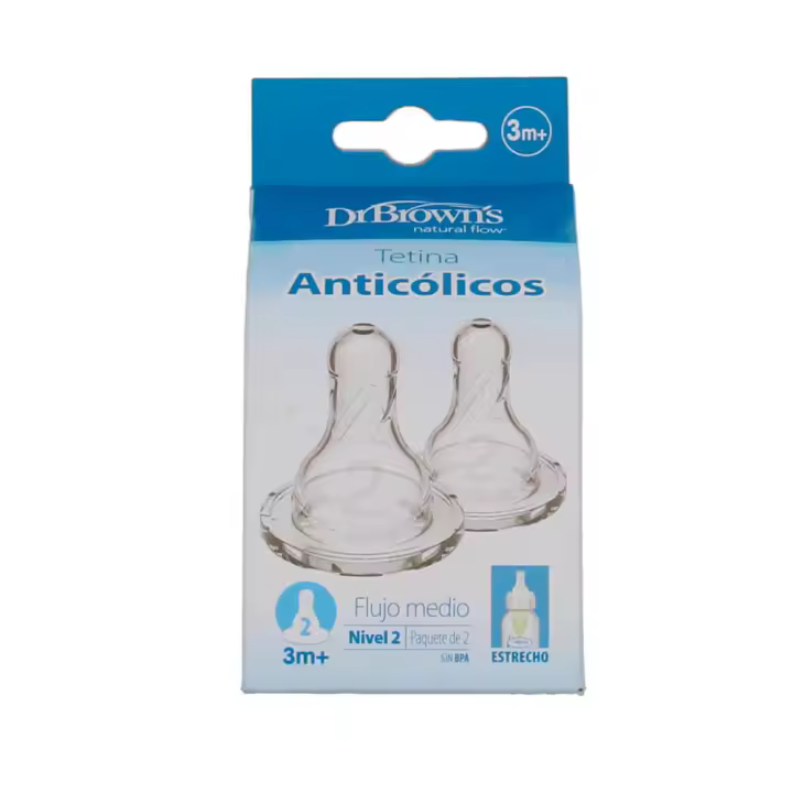 Dr. Browns Tetina Estándar Nivel 2 +3M - 1