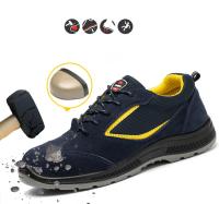Zapatos de seguridad para hombre, calzado deportivo indestructible antigolpes, botas protectoras de malla transpirable - details 5