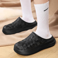 Zapatillas De Algodón Para Hombre Invierno Impermeables Con Peluche Interior Y Exterior Casuales Adecuadas Para El Hogar Y Exteriores Mantienen Calientes Medias Mitad Zapatos Plana Unisex - details 9