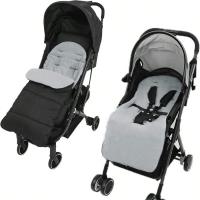 Saco de dormir para silla de paseo o cochecito para bebé, acolchado e impermeable, suave y cálido para invierno - details 2