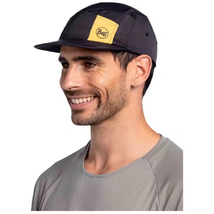 Gorra Buff Pro-Team 5 Panel Go para hombre en color negro - 1