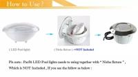 Luz Submarina LED Para Piscina 18W 36W 54W Par56 RGB Calor Blanca Fría Blanco Calido Blanco Frío Foco LED Para Piscinas - details 12