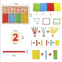 Puzles Magnéticos De Fracciones Para El Aprendizaje Matemático Montessori Juguete Educativo Divertido Ayuda Aritmética Cognitiva Para Niños - details 9