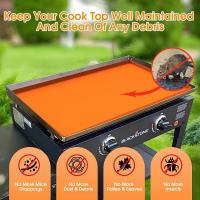 Funda de silicona para plancha de 43,2 cm, resistente al calor, para Blackstone, cubierta de parrilla de 17 pulgadas, protector de cubierta para cocinar al aire libre - details 2