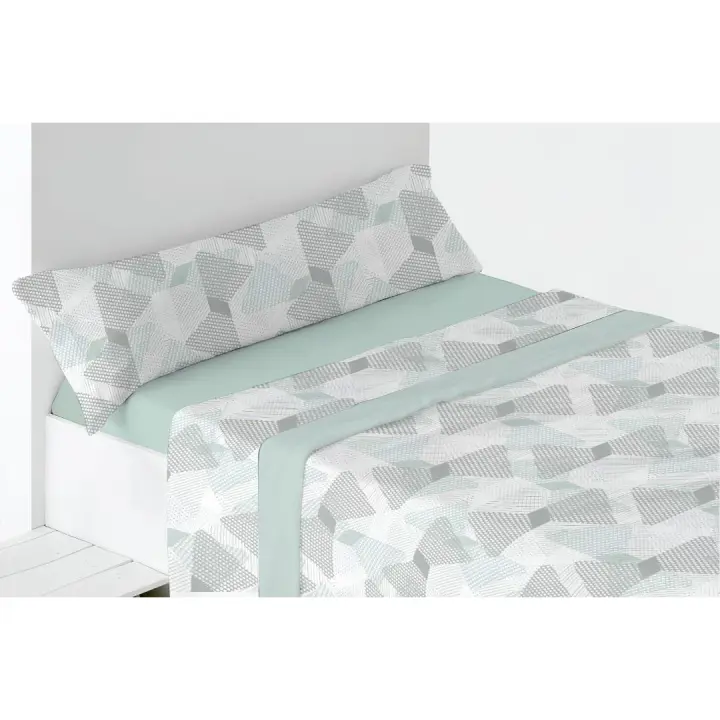 Juego de Sabanas Pirineo Borneo. Tejido Térmico. Juego de Sábanas Térmicas. Ropa de Cama de 3 Piezas 100% Poliéster. Juego de Sábanas Low Cost para Cama de 90, 105, 135 y 150 cm. Ropa de Cama Invierno Color a Escoger - 1