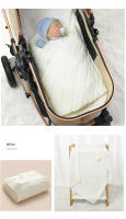 Manta de DOT para Bebe recién nasido, edredón de Cama para Niño y Niña, Saco de dormir Liso a la moda, 90x70cm, envolvent para cochecito de niño Super suave - details 9