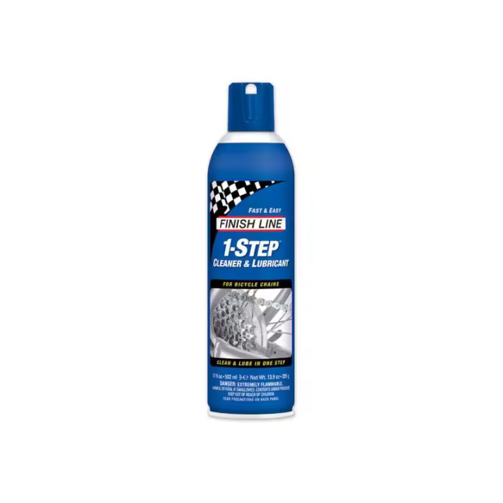 FINISH LINE | Lubricante De Transmisión 1 Step 500ml - Finish Line 1 paso es ideal para aquellos ciclistas que necesitan una fórmula para limpiar y lubricar en un solo paso.
Debilita y elimina la - 1
