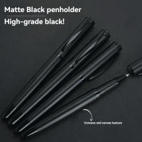 Bolígrafo De Gel Metálico Avanzado Para Negocios Con Acabado Negro Punto Medio 0.5mm Tinta Negra Duradero Para Oficina Y Profesional - details 0