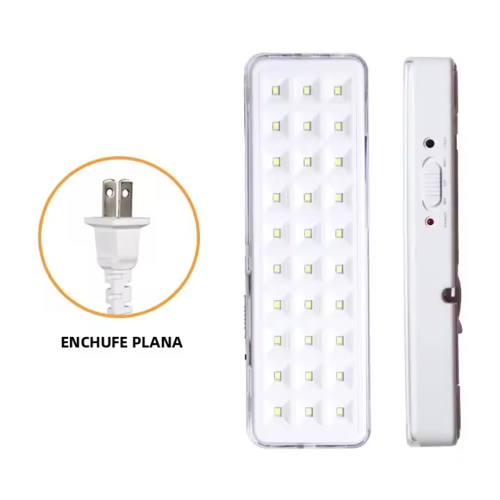Lámpara De Emergencia Recargable Con 30 LEDs Luz De Fuego Para Protección Civil Luz De Salida Para Pared Luz De Trabajo Para Camping Luz De Emergencia Para El Hogar Y Exteriores - 1