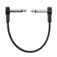 Kit De Cables De Patch Planos Ggiant AC-8 Pedal De Efectos Para Guitarra Con Conectores De Ángulo Recto De 1/4 Pulgada Longitud De 6 Pulgadas 4 Packs - details 8