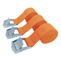 3 Piezas Cinta De Amarre De 1M Con Hebilla De Metal Para Automóvil Motocicleta Bicicleta Cuerda De Remolque Fuerte Cinta De Polipropileno Para Equipaje - details 8