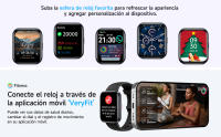 Reloj Inteligente Hombre Mujer con Llamadas Bluetooth,1.8" Alexa Incorporado Smartwatch Hombre,con Pulsómetro,SpO2,Sueño,IP68 Impermeable,Reloj Deportivo Hombre de 100+ Modo, para Android iOS - details 3