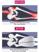 Almohada De Memoria Para Piernas 1pc Cojín De Forma Corazón Para Descanso Lateral Rebound Lento Relleno De Poliéster 100% - details 1